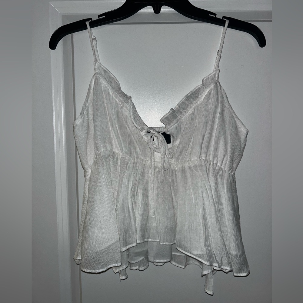 Vici white crop top
